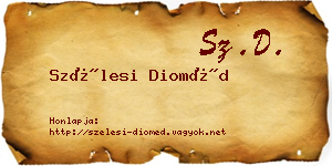 Szélesi Dioméd névjegykártya